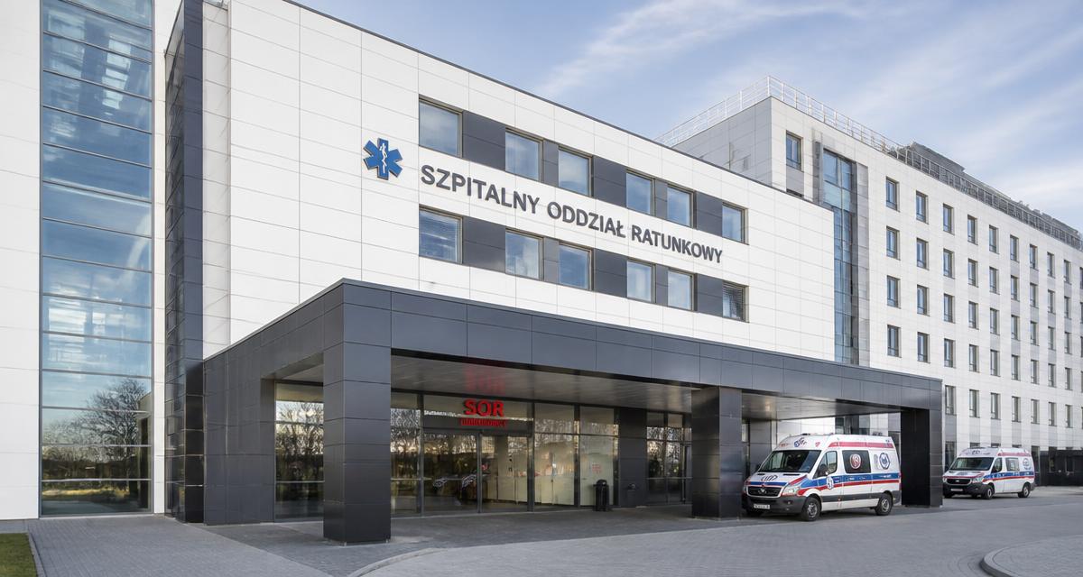 Szpitalny oddział ratunkowy nowoczesnego szpitala w Szczecinie